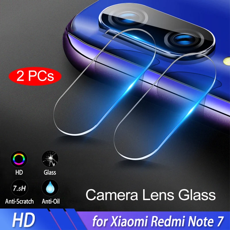 

2Pcs Camera Lens Protector For Xiaomi Redmi Note 7 6 5 Pro 7A 6A Tempered Glass Redmi K20 Pro 5 Plus Go S2 Protective Glass Film
