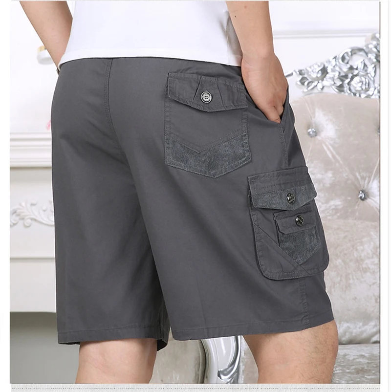 Новые мужские летние шорты Карго, модные армейские военные тактические мужские шорты, повседневные мужские мешковатые брюки с несколькими карманами