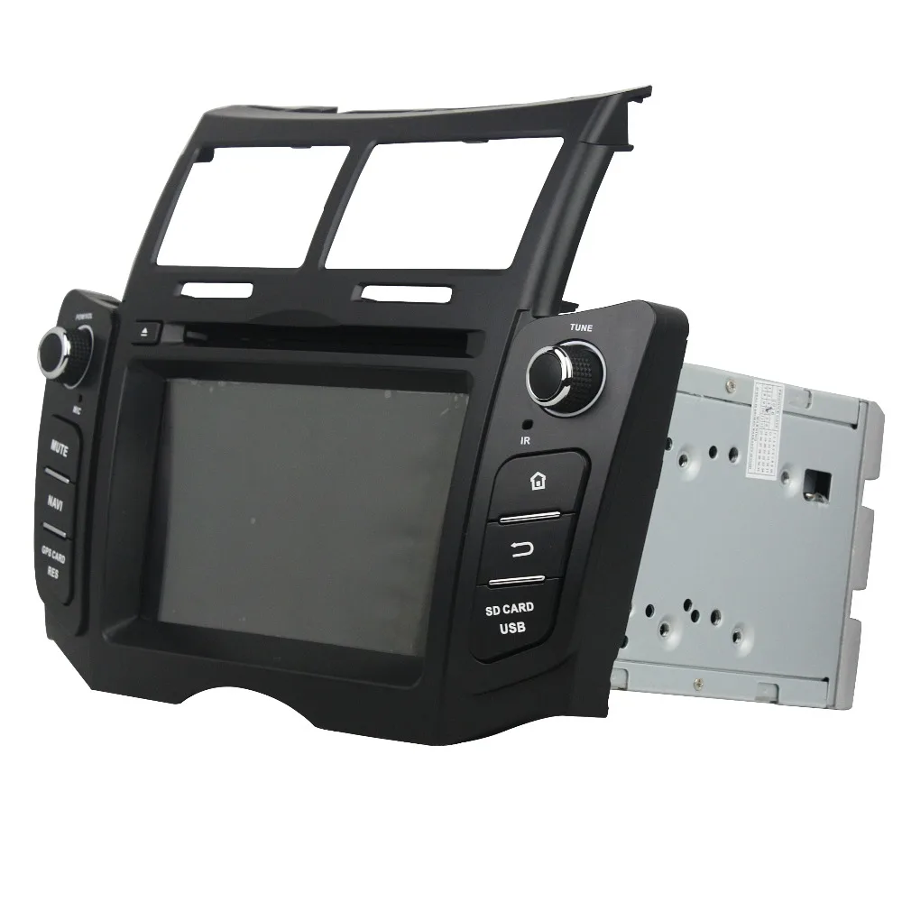 Discount 4GB+32GB Octa Core 6.2" Android 8.0 Car DVD Player for Toyota YARIS 2005 2006 2007-2011 Car Radio GPS WIFI USB DVR Mirror-link 4