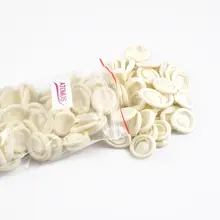 ATOMUS 50 шт./100 шт. водонепроницаемый резиновый палец кроватки протектор перчатки практичные антистатические кончики пальцев татуировки аксессуары