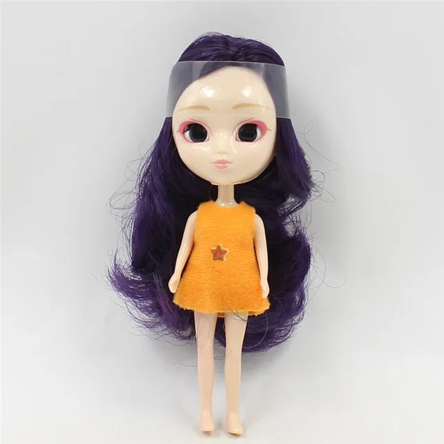 Blyth мини bjd Кукла одежда случайный 10 см высота - Цвет: G