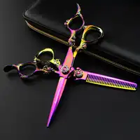 6.0 inch Professional Hair dressing scissors Styling Shears Cutting scissors&Thinning scissors Barber shears