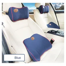 Подголовник автомобиля Поясничный пенный наполнитель Memory Foam массажный Поясничный всплеск памяти набор подушек