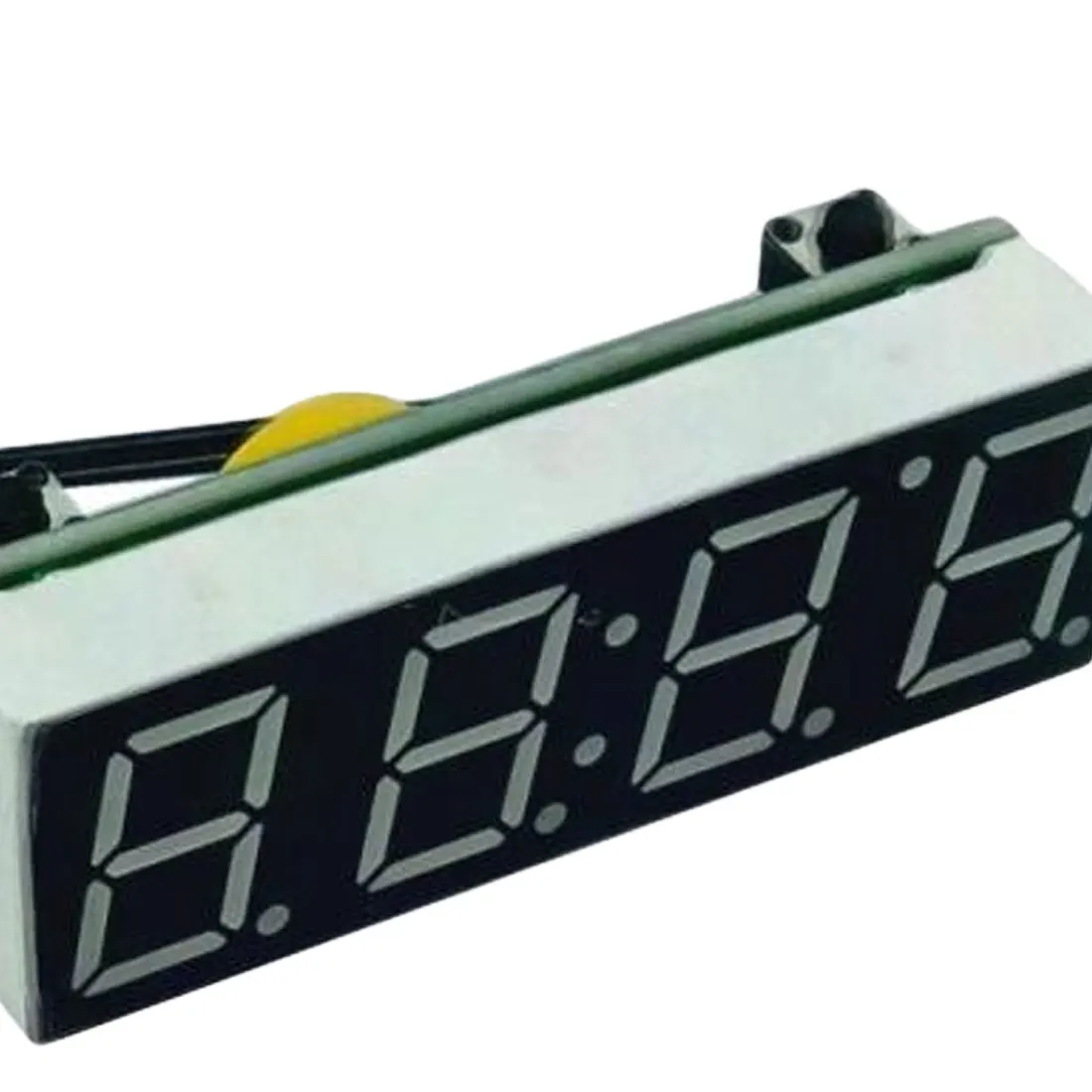 

NOYOKERE 12V 24V Car Auto Digital Led Electronic Time Clock + Thermometer + Voltmeter Three Colors For Choose