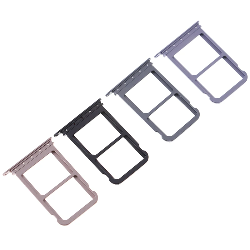 Dual SIM Card Holder Tray Slot SIM Card Tray Double Slot Holder Carrier Adapter Replacement for Huawei P20 Pro