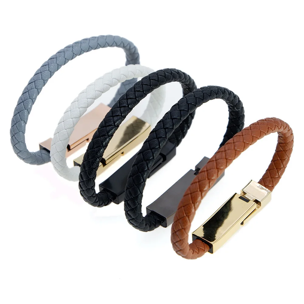 VEROMCA Bracelet For Men Women USB iApple Phone Android Outdoor Multifunction Charger Rope Wristband Bangle Cable Charger  (7)