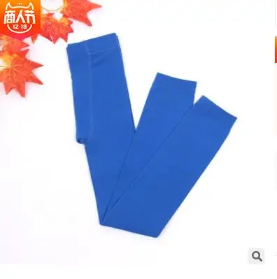 Популярные и новые зимние Детские флисовые леггинсы, корейские штаны для девочек с вельветовыми брюками, детская одежда - Цвет: blue