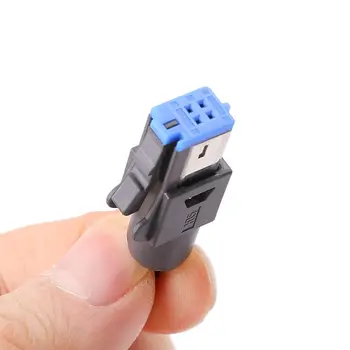 

Hot 4-pin Car USB Cable Adapter Extension Cord For Nissan Teana Qashqai CD Audio Radio Player qiang