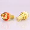 1Pair RCA Jack HIFI Terminals, pom insulation High-end RCA Socket Adapter AV Terminal Phono Connector, Gold/Rhodium/Red Copper ► Photo 3/6