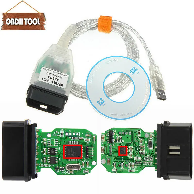 

Latest Mini VCI V13.00.022 For TIS Techstream Mini VCI J2534 Car Diagnostic Cables and Connectors Mini VCI Interface
