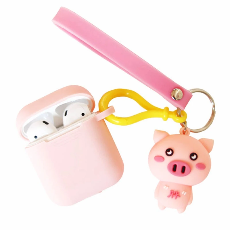 Pink Pig Lovely Protective Cover for AirPods Case High Quality TPU Case for Apple Charging Box Fashion Sleeve Pink Pig Lovely Protective Cover for AirPods Case High Quality TPU Case for Apple Charging Box Fashion Sleeve