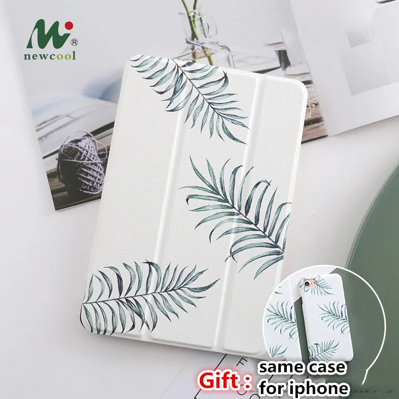 Простой лист чехол-книжка на магнитной застежке Чехол для iPad Pro 9,7 11 Air 10,5 10,2 7th 12,9 Mini2 на возраст 3, 4, 5, планшет чехол для нового iPad 9,7