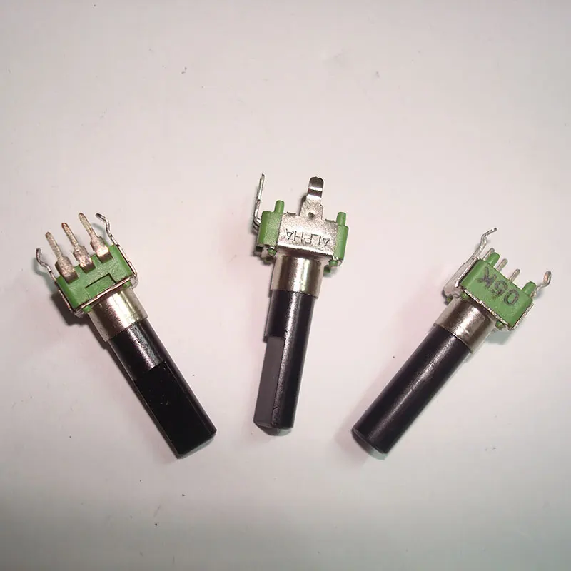 

[BELLA] original brand new mixer imported from Taiwan ALPHA B10K B20K B50K B100K potentiometer R09 handle length 23MMF--10P