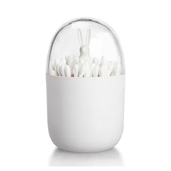 

HOT-Cotton Swab Holder, Small Q-tips Toothpicks Storage Organizer