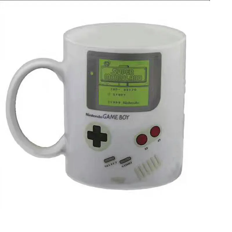

Game Boy Color Changing Mug White Ceramic Milk Tea Cup Heat Change Mug For Kids Christmas Gift Drop Shipping