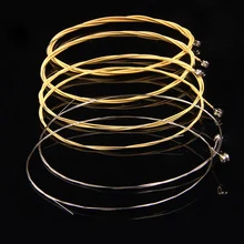 Acoustic Folk Guitar Strings Set 010 Super Light Tension 010-047 Acoustic Wound Guitar strings 6pcs/set AMN10