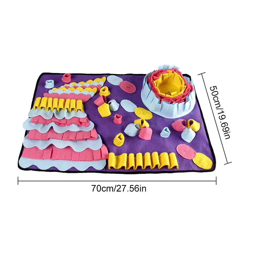 Коврик для корма для собак, дрессировка, учебная площадка, нескользящая активность, подтягивание умения, энергия, снятие стресса, тренировка, для домашних животных, для работы в носу, одеяло