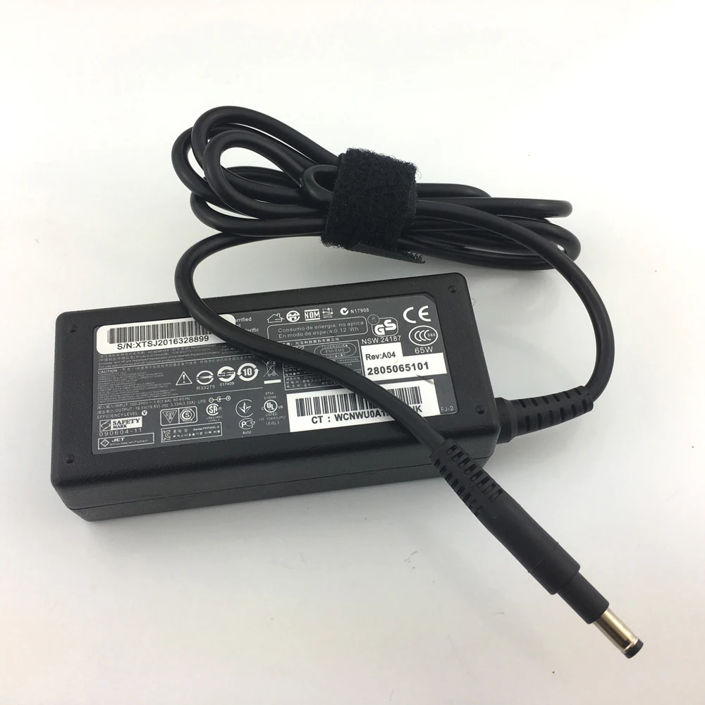 Подлинная 19,5 V 3.33A 65 W AC адаптер питания зарядное устройство для hp ENVY Sleekbook 6-11nr 6-1129wm 6-1131nr
