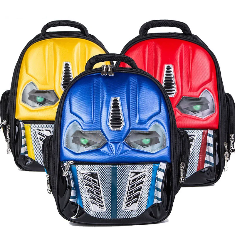 

Just Follow Transformers Boys School backpack orthopedic Bag car school orthopedic backpacks boys randoseru backpack 1-3 grade