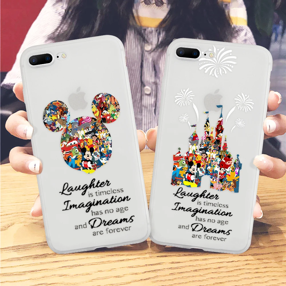 

Cartoon Castle Phone Case For iPhone X XS Max XR 7 8 6 6S Plus 5 S 5S SE Ultra Thin Soft TPU Cover For iPhone X Matte Capa Coque