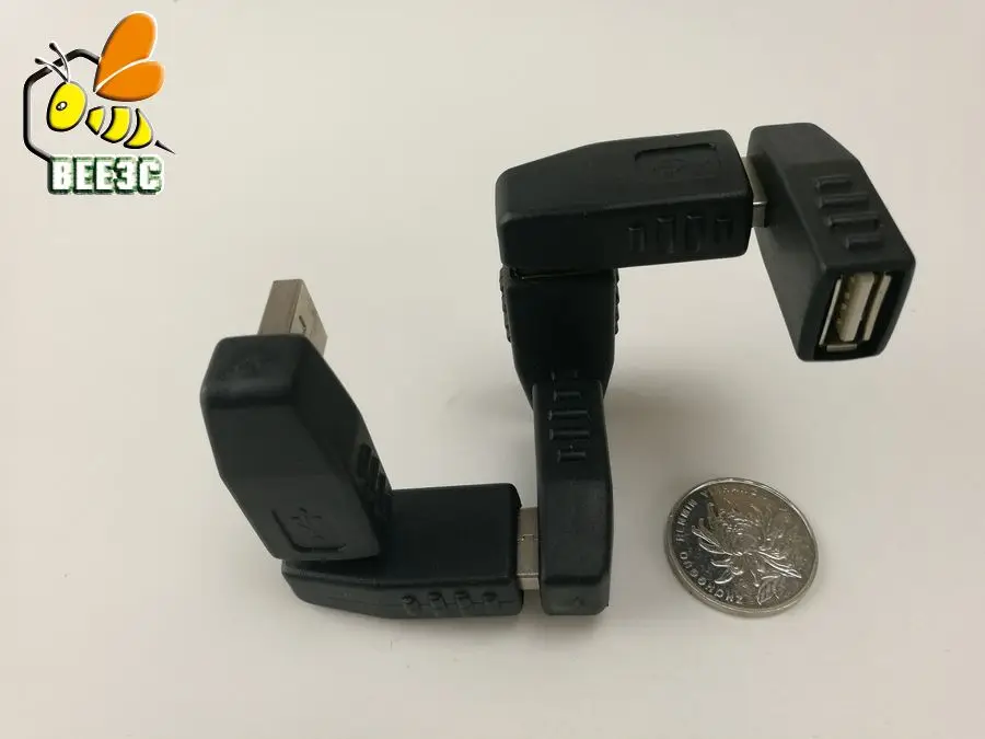 5 Тип USB 2,0 мужчина к гнезду угловой разъем адаптера для ноутбука ПК компьютера 90 180 градусов U L форма корсс черный желтый 500 шт