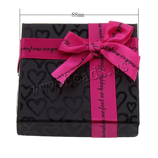 Высокое качество 24 шт./лот черный цвет квадратной формы картонный браслет коробка ювелирные изделия подарочные коробки браслет коробка