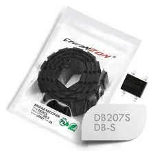 50 шт. DB207S SMD мост выпрямительный диод 2A 1000 V DB-S(лапками углублением SOP-4) однофазный 2 ампер 1000 Вольт DB207-S кремния диоды для подавления переходных скачков напряжения