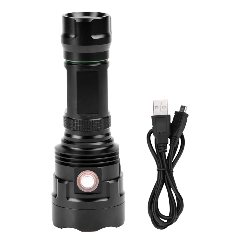 

T6 3800LM Flashlight USB Rechargeable Waterproof Led Light Flashlight Torch Indoor Outdoor for Hiking/ Camping etc