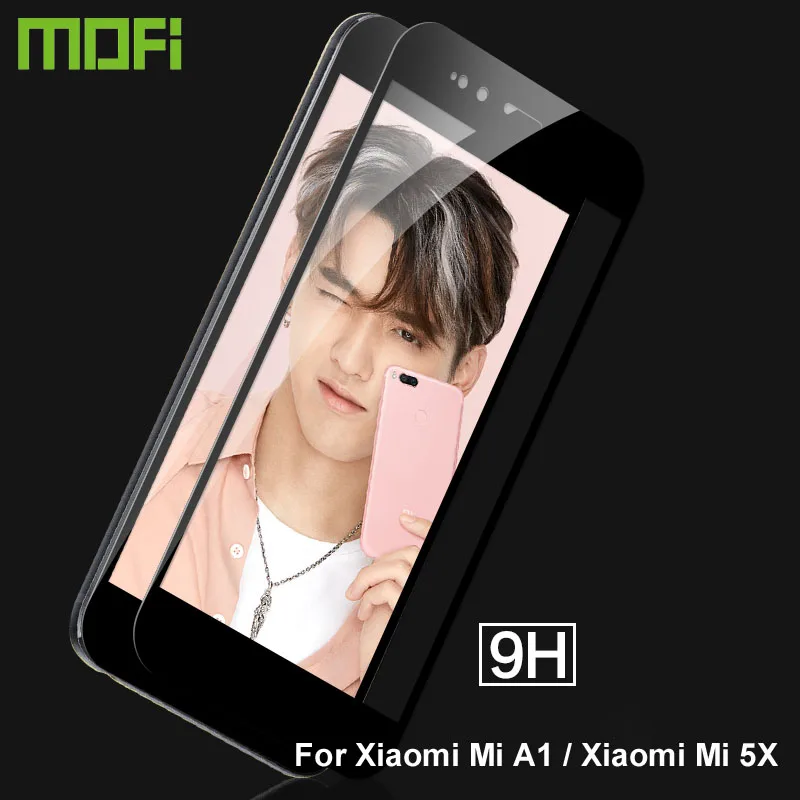 MOFi для Xiaomi mi A1 5x закаленное Стекло полный Экран фильм полное покрытие защитной 5X
