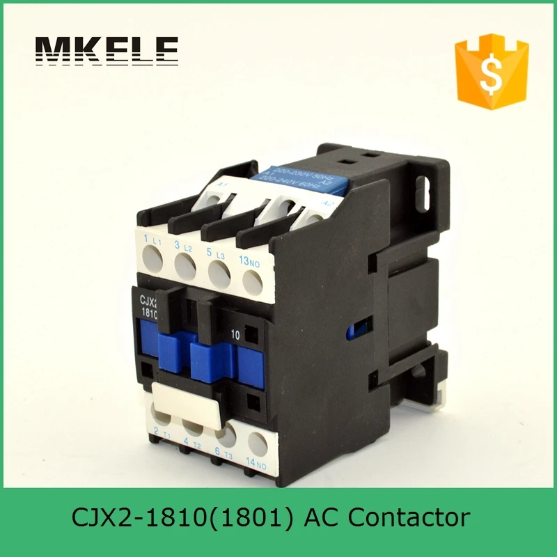 

CJX2-1810 AC Contactor 18A Switches Voltage 380V 220V 110V 36V 24V Din Rail Mounted