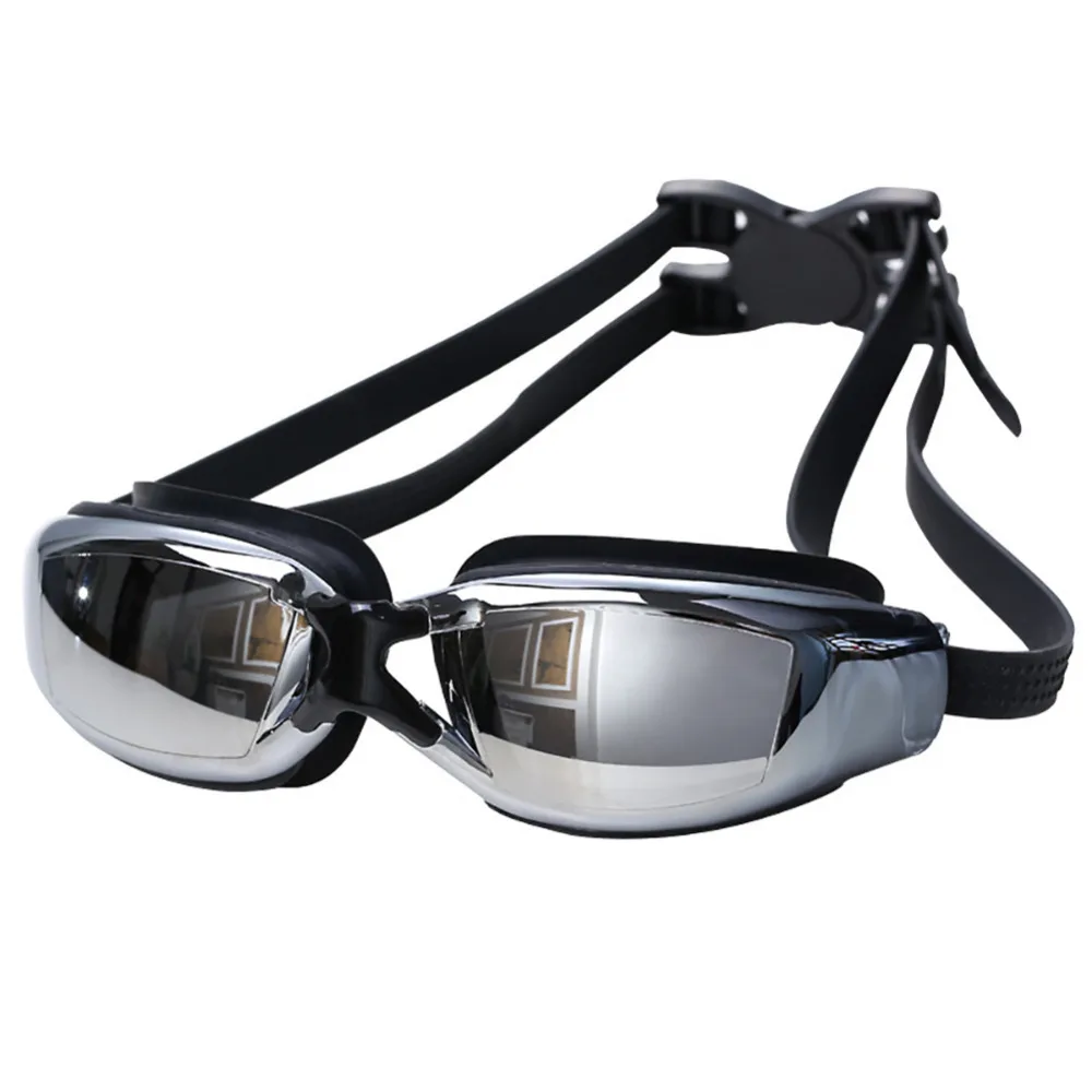 Buy New Swimming Goggles Glasses Large Frame Plating