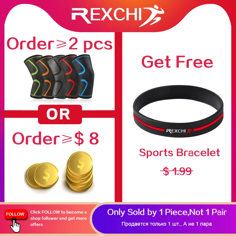 REXCHI 1 قطعة مرونة الركبة منصات النايلون الرياضية اللياقة البدنية نيباد واقية الرضفة هدفين دعم تشغيل كرة السلة الكرة الطائرة