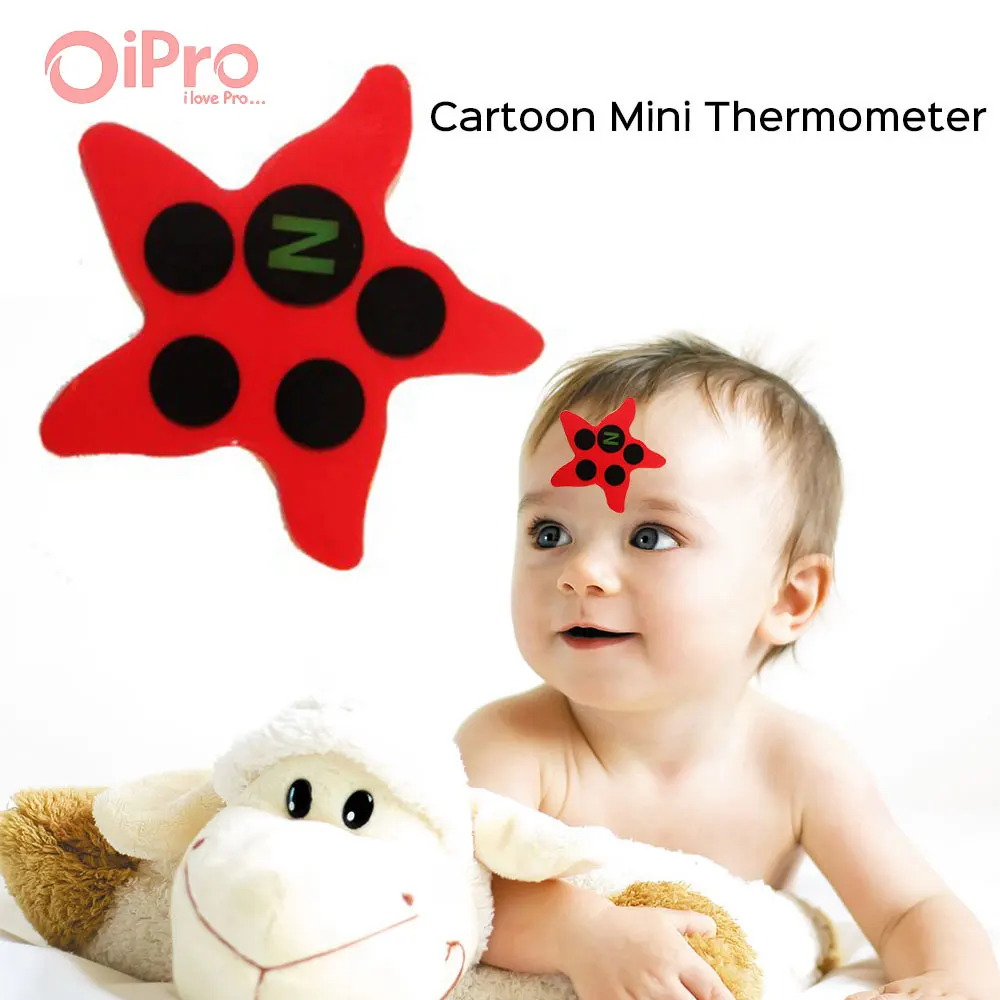 Cartoon LCD Baby Thermometer Digital Forehead Temperature Stickers