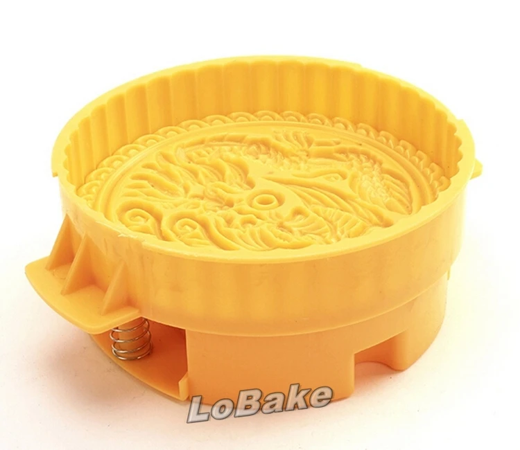 500g Round Baking Pan Moon Cake Hard Candy Mold With Chinese