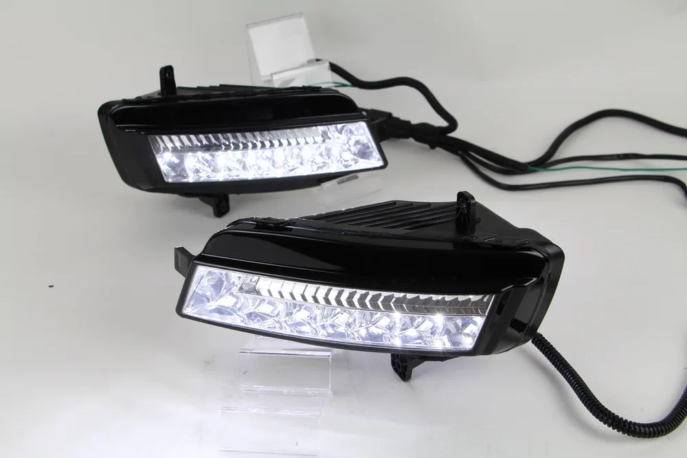 Car-styling LED Front DRL Daytime Running Light Fog Light Fog Lamp For VW Golf 7 Golf MK7 2013 2014 Car-styling LED Front DRL Daytime Running Light Fog Light Fog Lamp For VW Golf 7 Golf MK7 2013 2014