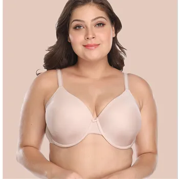 

Glossy full cup thin section steel plate large size bra underwear BCDEFGHI bra