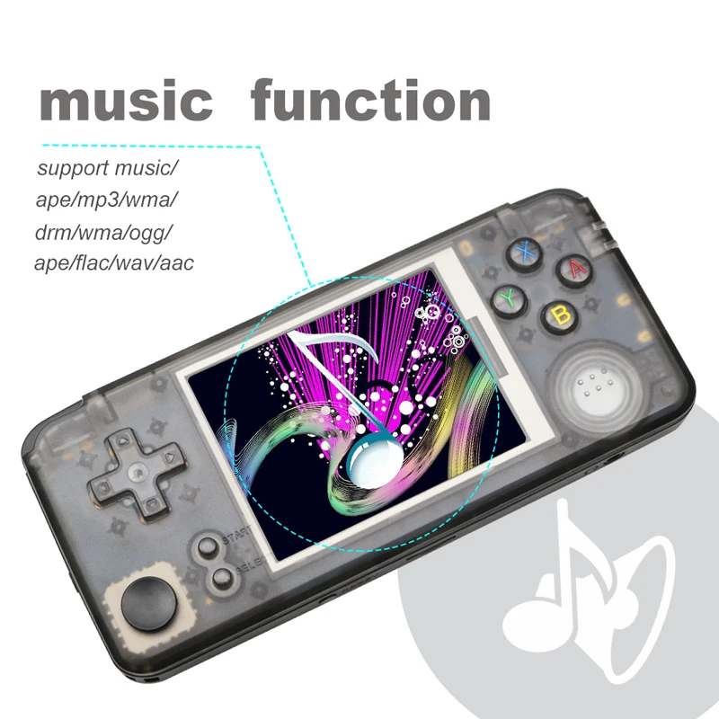  Handheld Game Console 3.0 Inch Console 16G ROM Built-in 3000+ Different Games Support For NEOGEO/GB