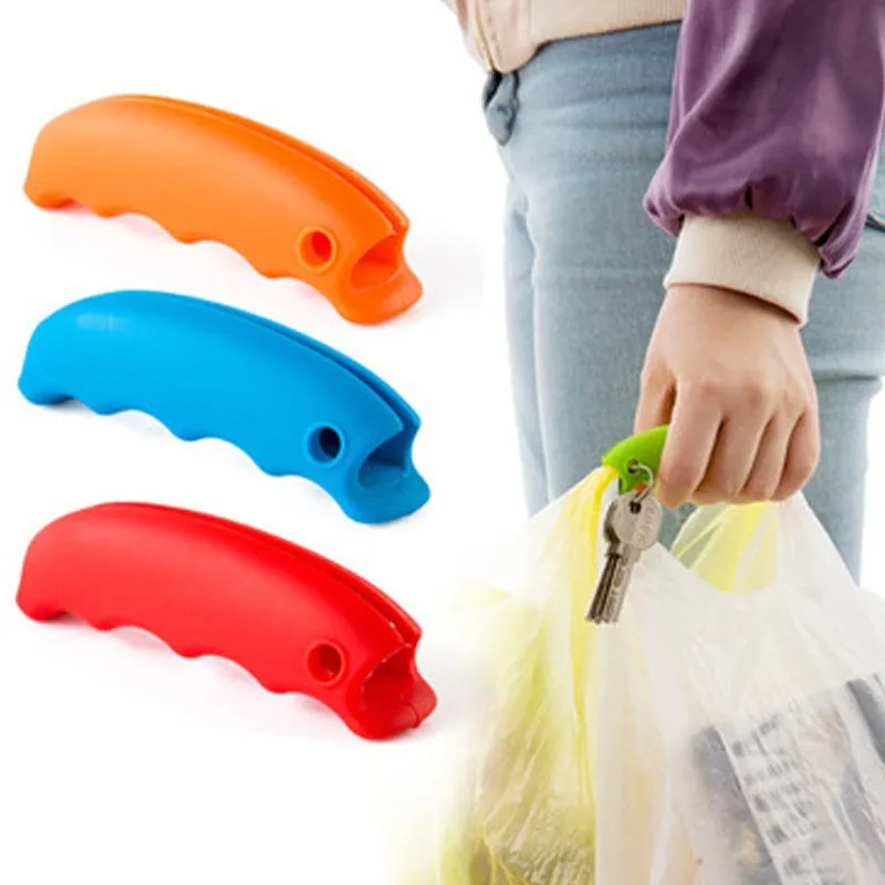 1PC Plastic Carrier Bags Household Shopping Storage Holder Store Dispenser bag 
