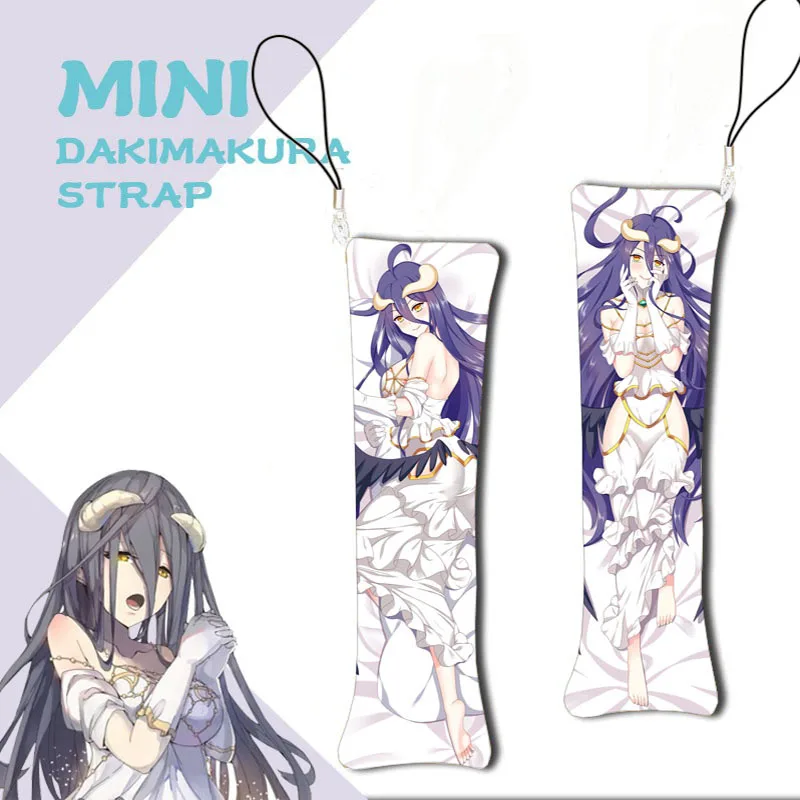 Хит аниме мини брелок Dakimakura Overlord Albedo украшение для телефона| |