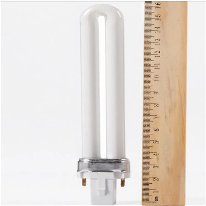 Высокое качество 8 шт. 9 Вт u-образный УФ-лампа лампы для геля Сушилка для ногтей белый свет