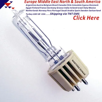 

DN-38307 HPL750-115V HPL750/115V HPL750-C 7008 750W G9.5/HS quartz halogen light bulb stage studio theater movie tungsten lamp