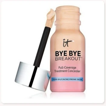 

Face makeup liquid concealer IT bye bye breakout full coverage treatment concealer 10.5ml Waterproof Cream