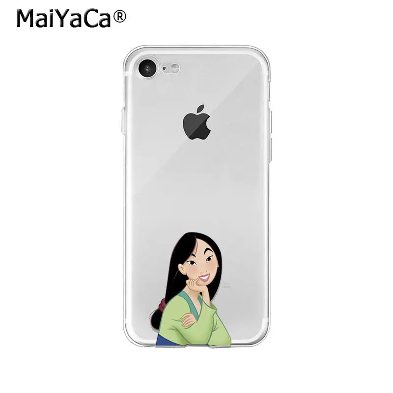 MaiYaCa мультфильм Мулан ТПУ мягкий высококачественный чехол для телефона для iPhone 6S 6plus 7plus 8 8Plus X Xs MAX 5 5S XR