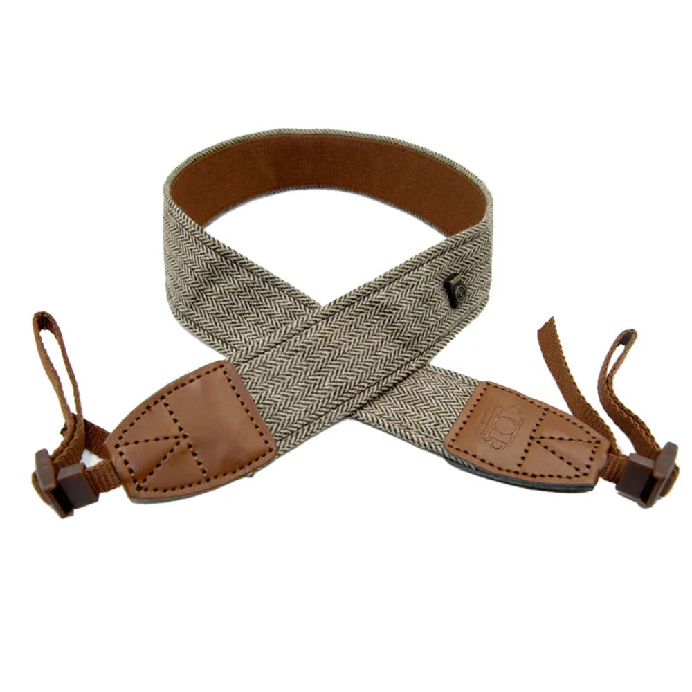 Retro Vintage Camera Leather Shoulder Neck Strap Universal For Sony