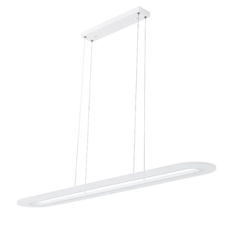 

Modern Simple Fashion Iron Acrylic Led Pendant Light for Dining Room Office Restaurant Bar 80/100cm 1589