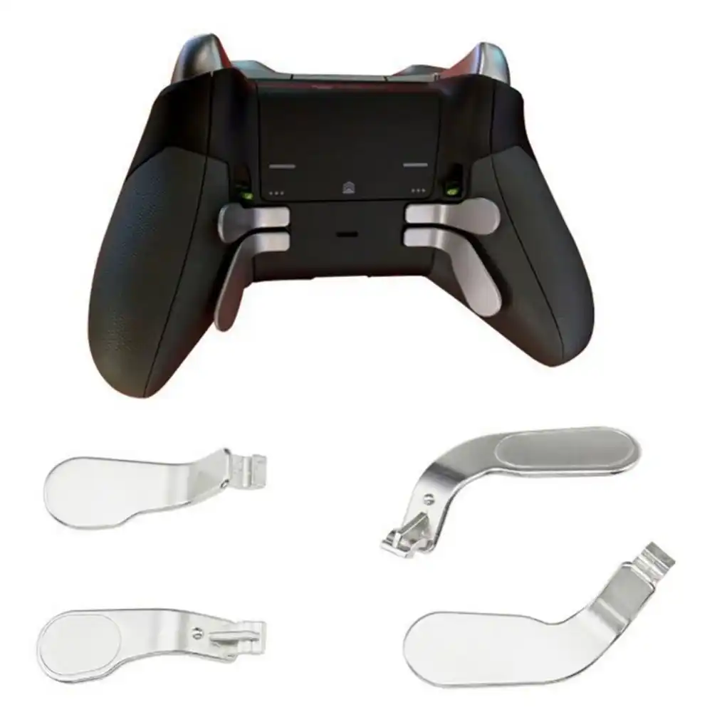 トップセール金属バンパー Trigger ボタンパドル毛トリガーロック Xbox One エリートコントローラ Replacement Parts Accessories Aliexpress