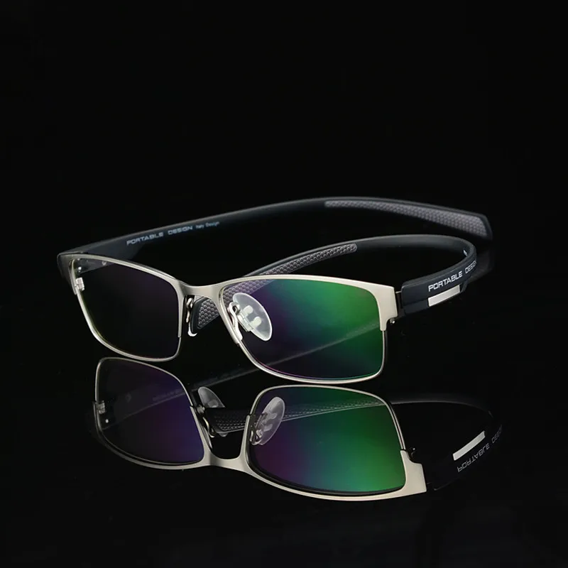 Men alloy eyeglass frames optical designer glasses full frame optics