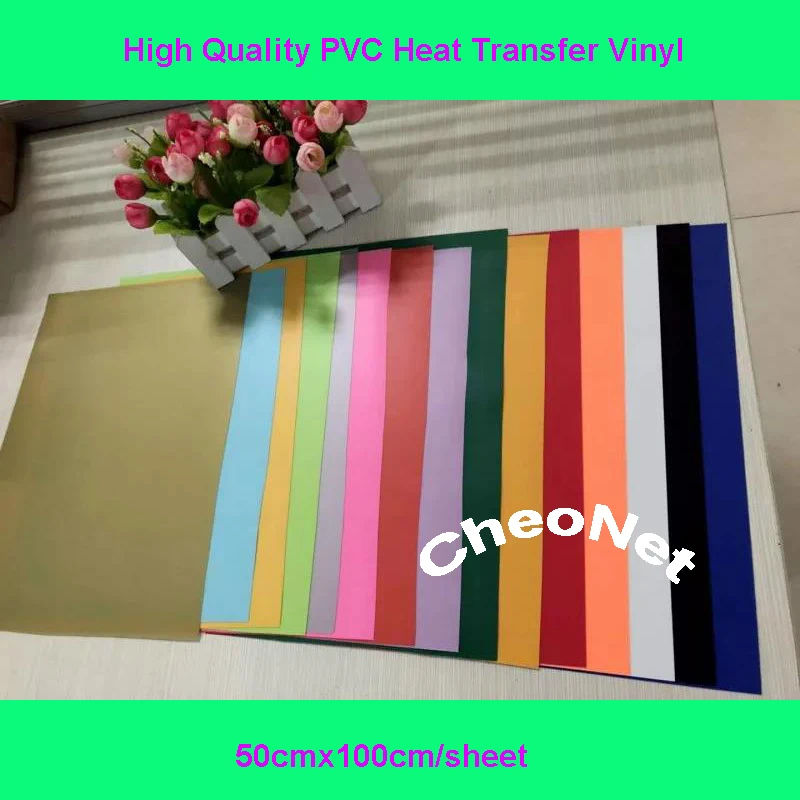 Free shipping 1 sheet 12"x20"/30cmx50cm PVC Heat Transfer