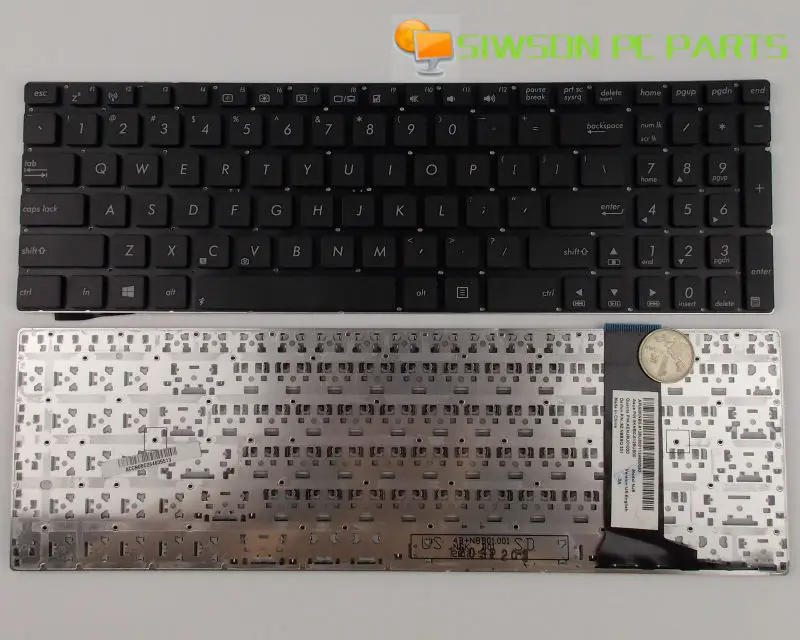 

New Genuine Keyboard US Version For ASUS For N56VB N56J N56JN N56JR N56VZ-S4026V Laptop no backlit