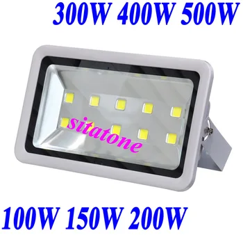 

2 year warranty AC85-265V 12-24V 100W 150W 200W 300W 400W 500W LED flood light PFC>0.9 Bridgelux 45MIL chips